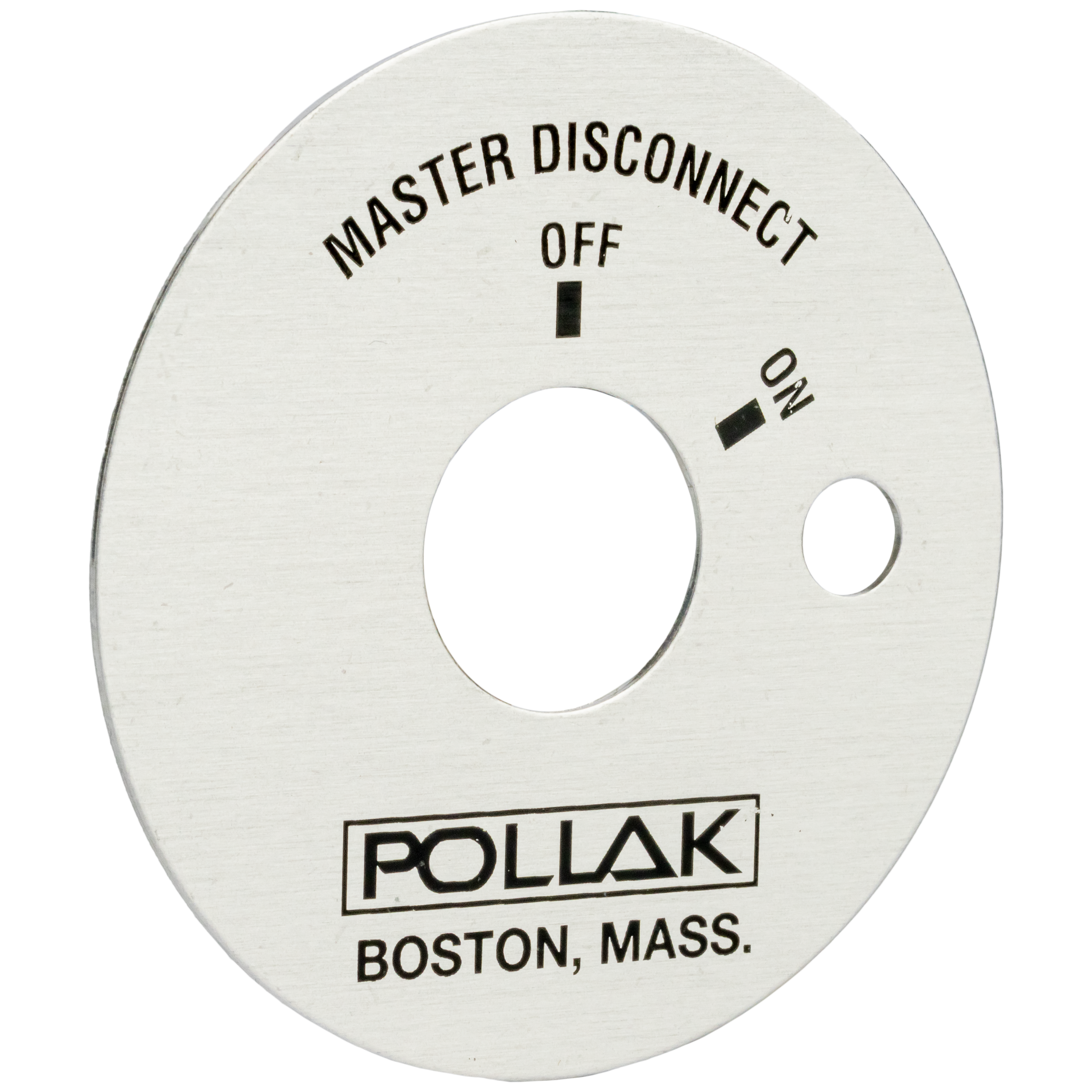 Master Disconnect Switch Accessories: Face Plate